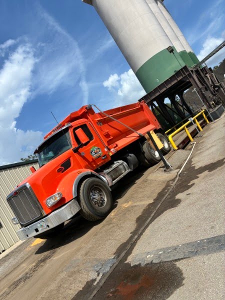 Field hauling operations captured on site
